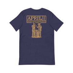 Unisex Heather Blue T-Shirt - April One Bourbon