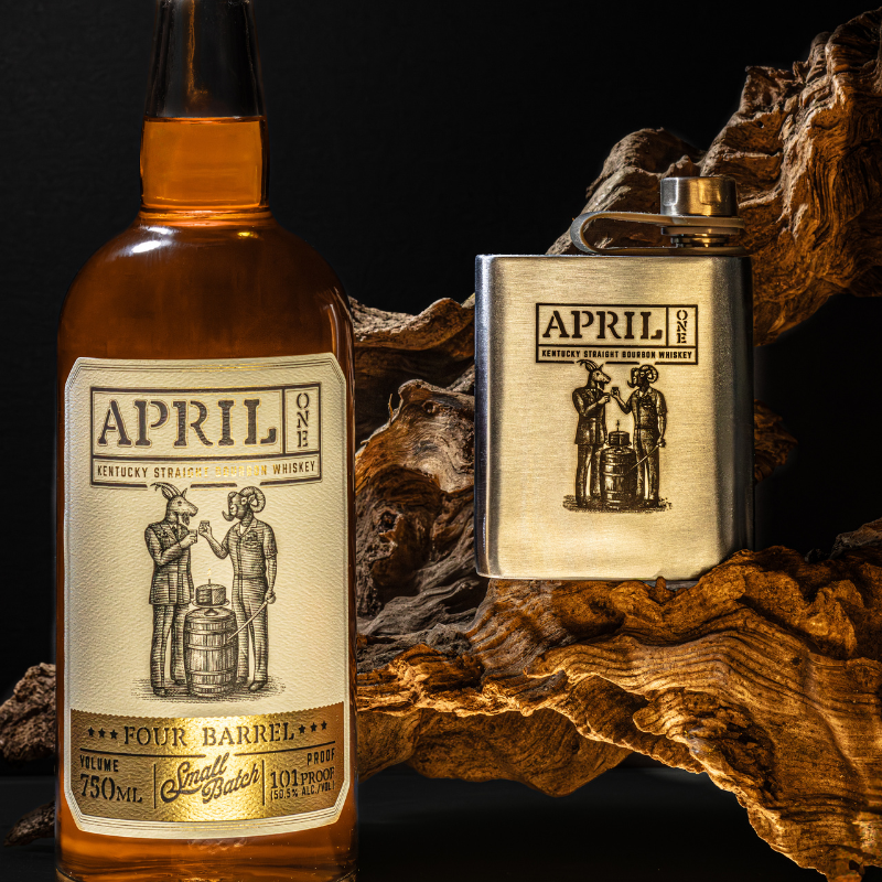 Wingman Flask - April One Bourbon