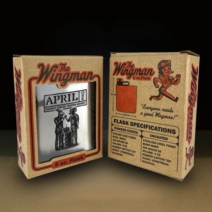 Wingman Flask - April One Bourbon