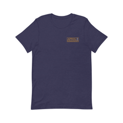 Unisex Heather Blue T-Shirt - April One Bourbon